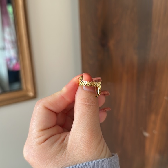 CUSTOM EMMA & NOAH adjustable ring - Picture 9 of 10